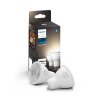 Philips Hue White 2er Set LED GU10 5,2 Watt 2700 Kelvin 400 Lumen