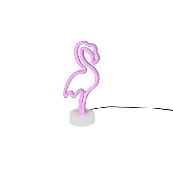 Reality FLAMINGO Tischleuchte LED Weiß, 1-flammig