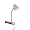 Reality Pongo Klemmleuchte LED Beige, 1-flammig