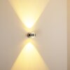 Indore Wandleuchte LED Chrom, 2-flammig
