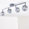 Covane Deckenleuchte LED Blau, Grau, 4-flammig