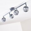 Covane Deckenleuchte LED Blau, Grau, 4-flammig