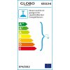 Globo CUIMBRA Luster Chrom, Weiß, 6-flammig