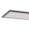 Leuchten Direkt FLAT Panel LED Schwarz, 1-flammig, Fernbedienung