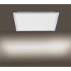 Leuchten Direkt FLAT Panel LED Silber, 1-flammig