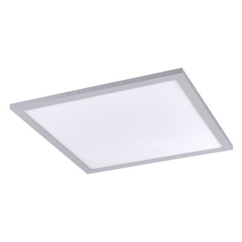 Leuchten Direkt FLAT Panel LED Silber, 1-flammig