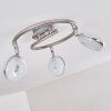 Donot Deckenleuchte LED Nickel-Matt, 3-flammig