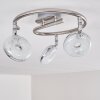 Donot Deckenleuchte LED Nickel-Matt, 3-flammig